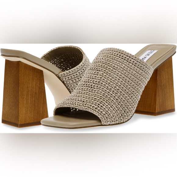 Steve Madden - Realize block wood Mules - Picture 3 of 6